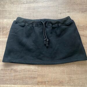 Cotton mini skirt